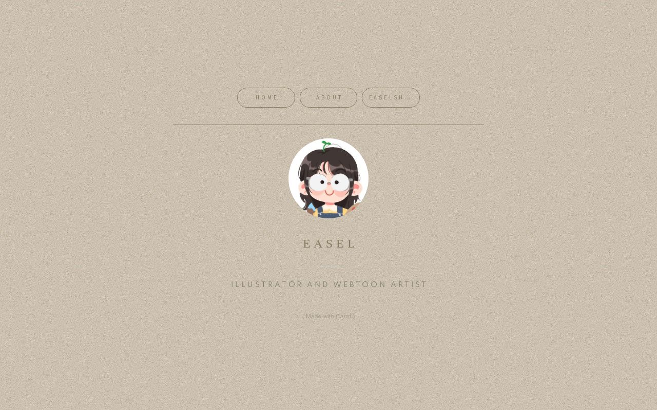 Carrd profile picture for @easel